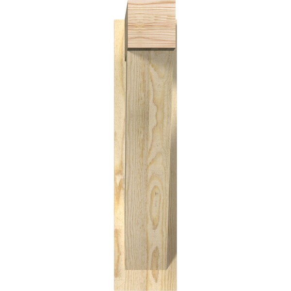 Traditional Block Rough Sawn Outlooker, Douglas Fir, 6W X 22D X 26H